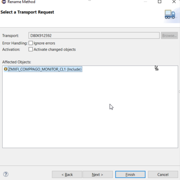 Resumen de cambios en Eclipse